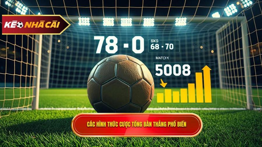 Các hình thức cược tổng bàn thắng phổ biến