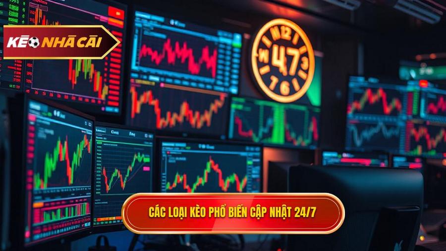 Các loại kèo phổ biến cần theo dõi 24/7