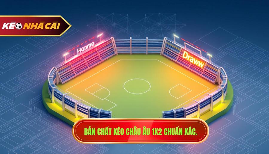 1. Bản chất kèo Châu Âu 1x2 chuẩn xác.