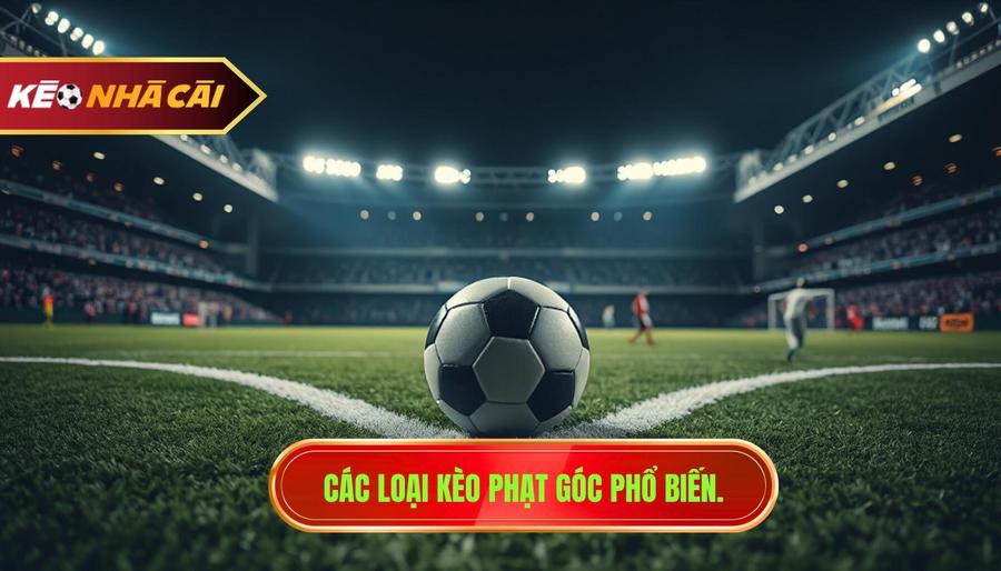 2. Các loại kèo phạt góc phổ biến.