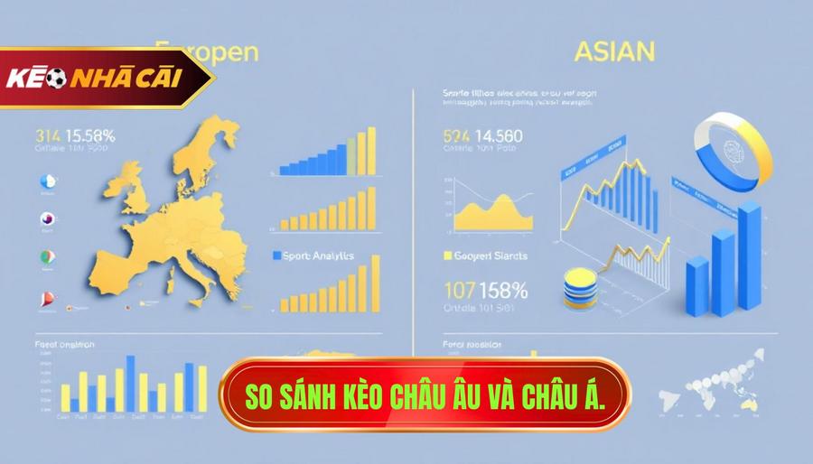 3. So sánh kèo Châu Âu và Châu Á.