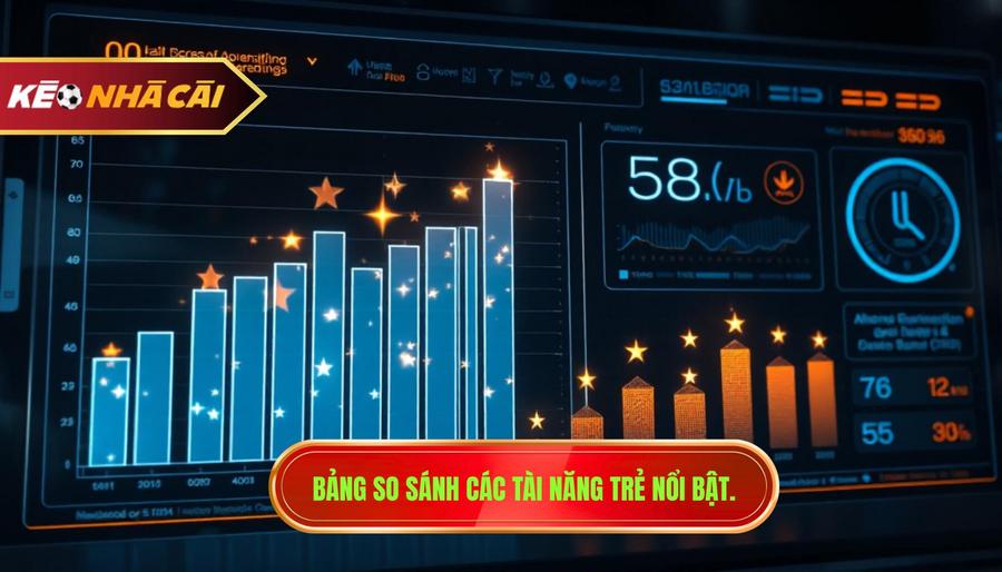 Bảng so sánh thống kê các tài năng trẻ nổi bật